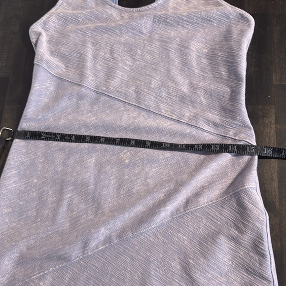 Free People Changing Directions Chambray Blue Mini Dress Size Medium - Picture 7 of 8